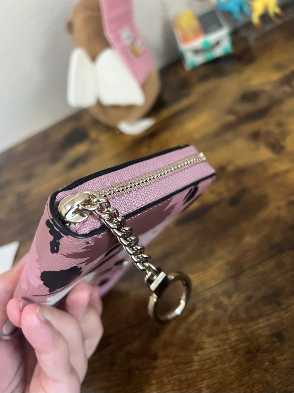 kate spade Pink Floral Zip Wallet Like new - Picture 8 of 8